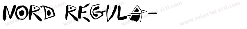 nord regula字体转换